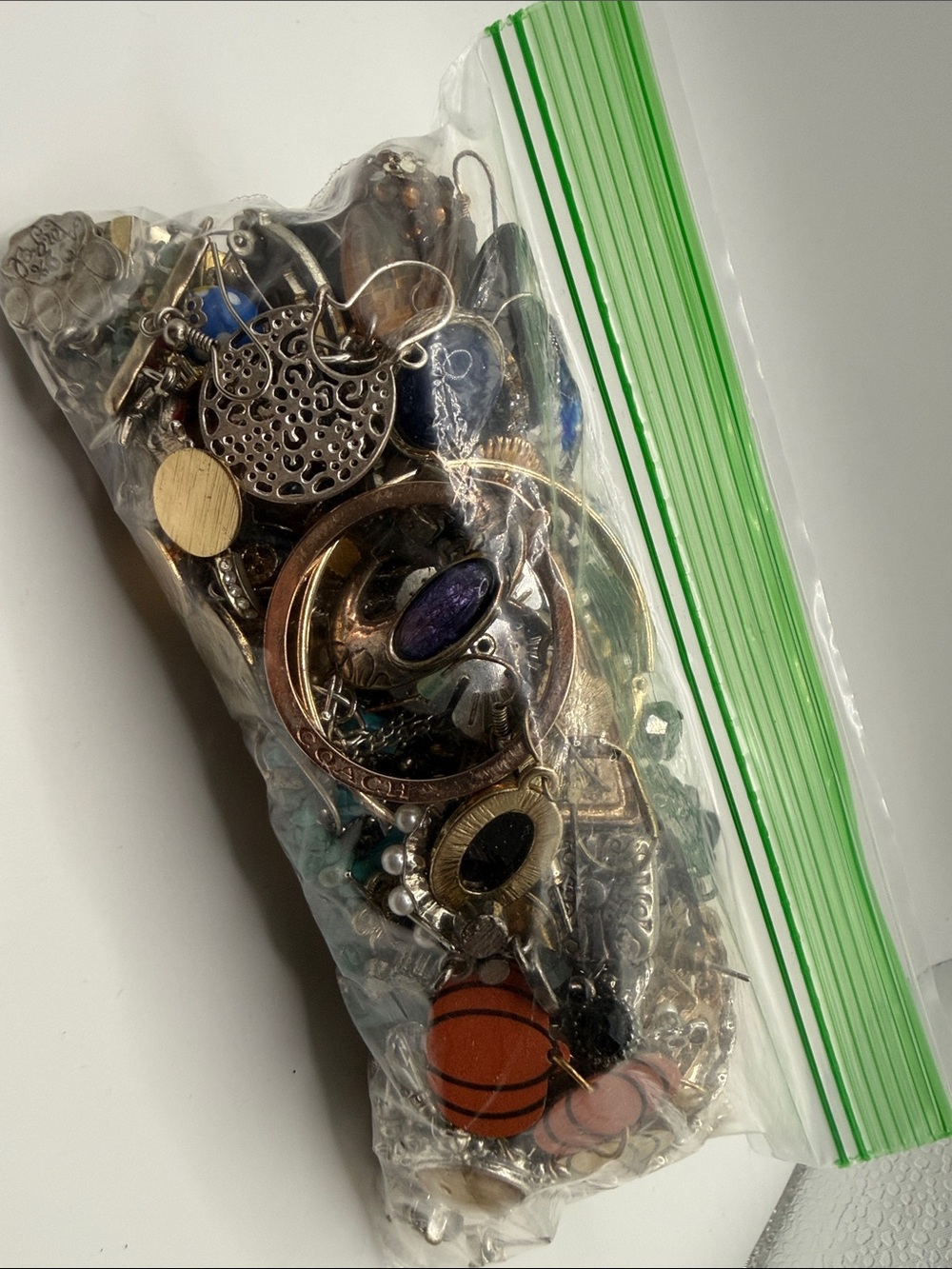 Bag of Single Earrings-craft